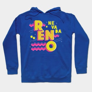 Retro 90s Reno, Nevada Hoodie